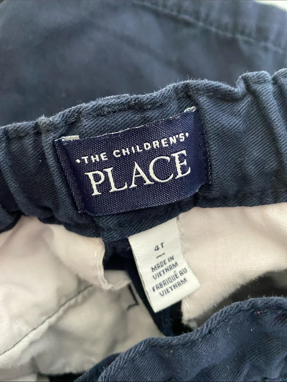 The Children’s Place Solid Navy Blue Chino Style Shorts